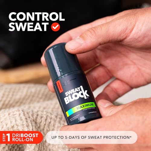 SweatBlock Antiperspirant Deodorant System | MAXIMUM CLINICAL STRENGTH for Men & Women | Hyperhidrosis Aid for up to 7 Days Sweat Control | Roll On 1.2 fl oz + Coconut & Vanilla Deo Stick 2.7oz - Thumbnail 2