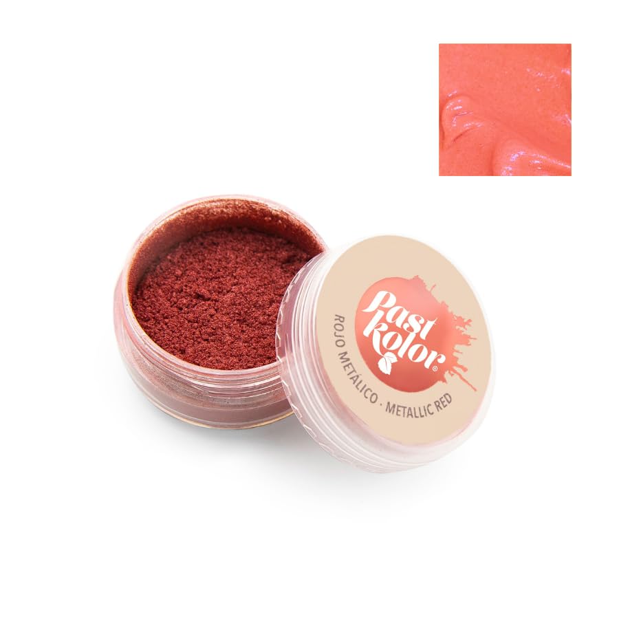 COLORANTE EN POLVO PASTKOLOR - 3 G (ROJO METALICO, 3 G)