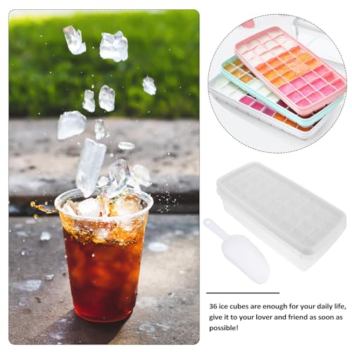 Molde de silicona para cubos de hielo con tapa miniatura 5