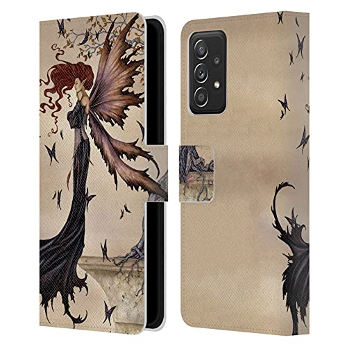 Étui portefeuille cuir Samsung Galaxy A53 5G Amy Brown protège écran anti-rayures