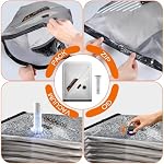 Travel Vacuum Bags with Cordless Electric Pump, Space Saver Storage Bags, - Image 7