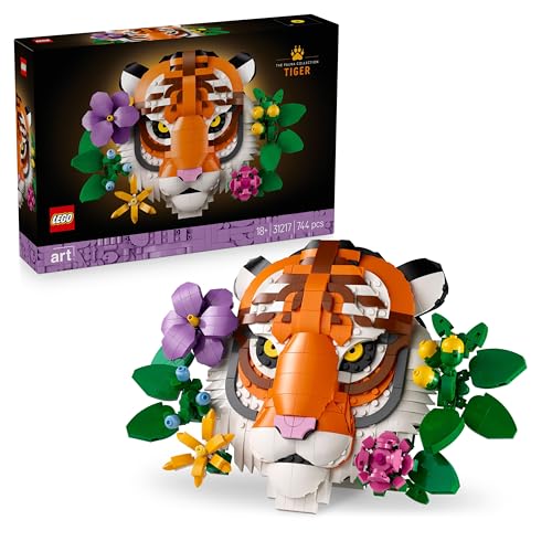 LEGO Art Colección Fauna: Tigre - Maqueta 3D para Adultos con