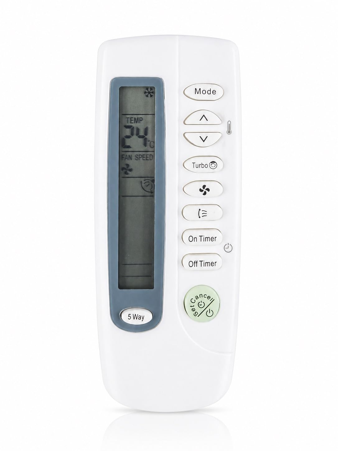 Original AC Remote Compatible with Samsung Split & Window Air Conditioner | Replacement for DB93-03013A DB93-05083C ARH-466 | Timer Mode Turbo Function | White RE 11-image-33