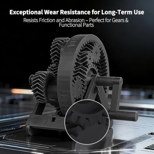 Image of IEMAI PA6 Carbon Fiber Nylon Filament 1.75mm Matte Black 1KG, Industrial PA6-CF 3D Printer Filament with Extremely Strength & Stiffness, Abrasion & High-Temperature Resistant