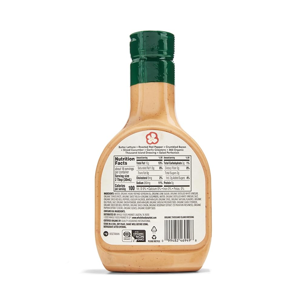 thousand island dressing calories Litehouse Dressing, 13 fl oz Litehouse Dressing, Thousand Island Dressing