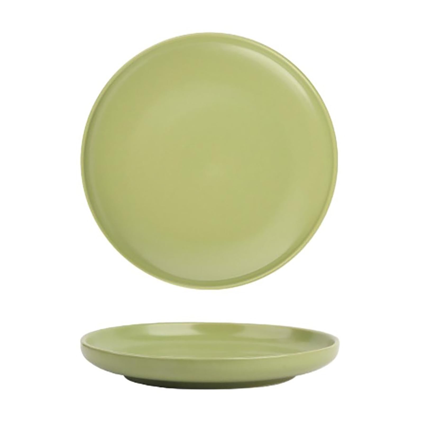 Assiette en porcelaine émaillée colorée