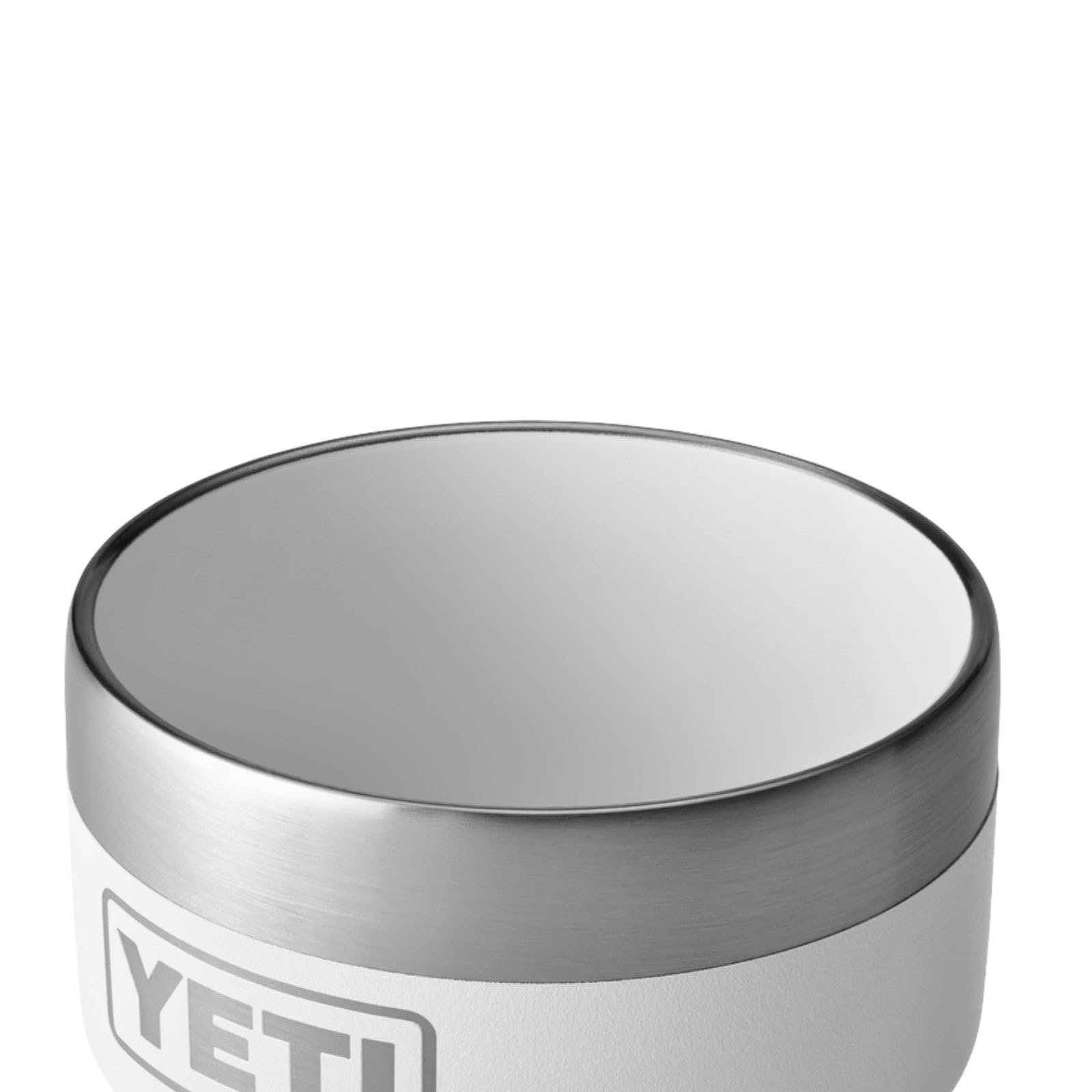 YETI Rambler Lot de 2 tasses empilables avec revêtement en céramique DuraSip, blanc, 118 ml