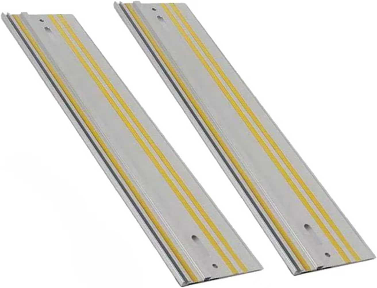 64" Track Saw Guide Rails for Festool TS-55/TS-75, Festool Track Saws Includes 2*32" Track Saw Guide Rails, 2 Guide Rail Connectors and Guide Rail Splinter Guard Strip Prevent Guide Rails from Dancing