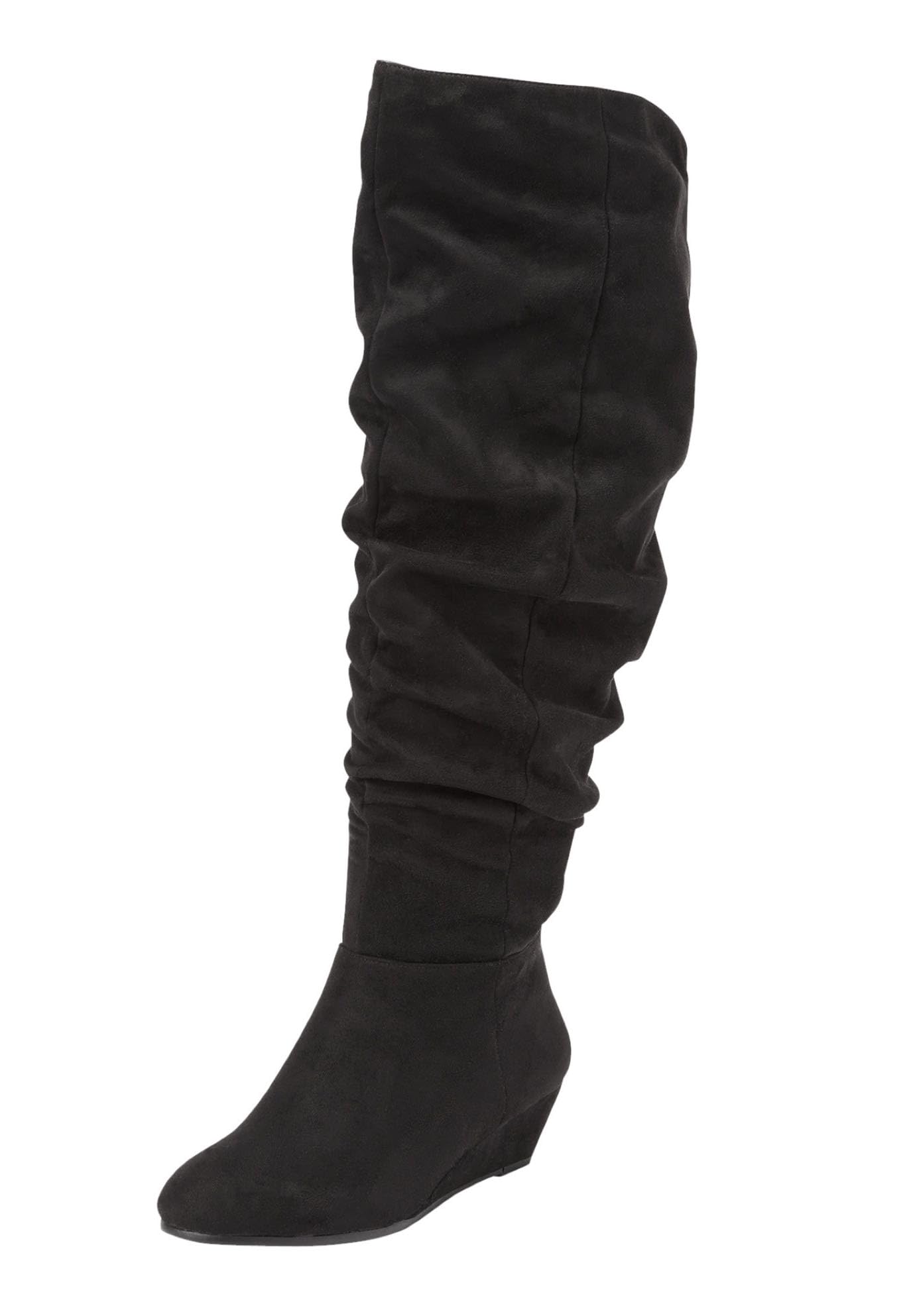 Comfortview Tamara Boot Tall Knee High Low Heel Womens Shoes Wide Widths Available