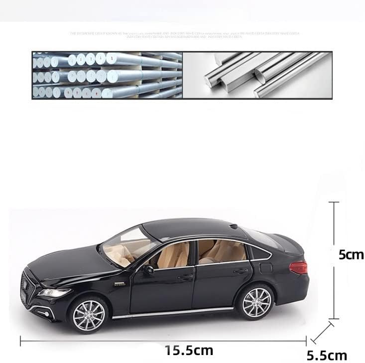 1/32 for Crown Alloy Toys Vehicles Sound Light Pull Back Collectible Model Metal Car Gift(Red,No Box)