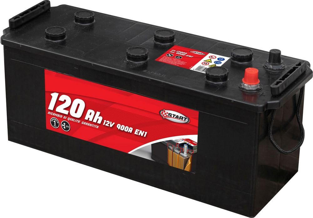 Start Batteria per autocarro e trattori 120Ah 12V 690A polo positivo sinistro