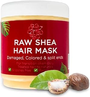 ماسك من رو أفريكان للشعر المصبوغ وعالي المسامية يوفر ترطيب عميق وإصلاح للشعر التالف، يحتوي على زبدة الشيا الطبيعية، خالٍ من الكبريتات والبارابين