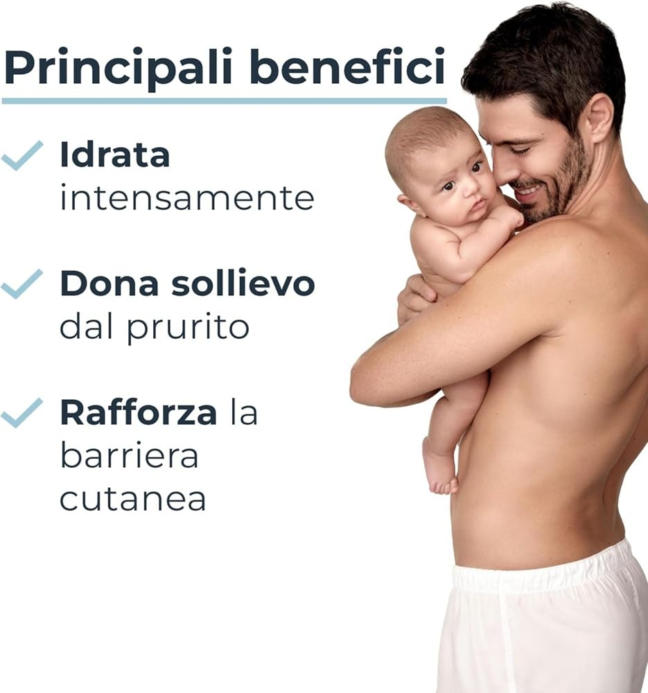 Eucerin Atopi Control Skincare Kit con detergente corpo Olio Detergente Lenitivo 400 ml e crema dermatite atopica Balsamo Corpo Lenitivo 400 ml, Con Ceramidi e Oli, Pelle secca, sensibile e atopica