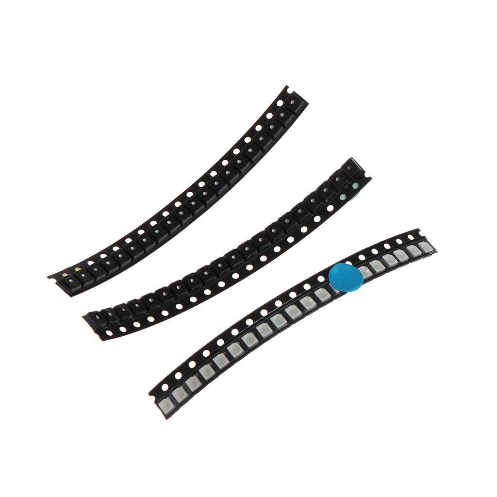 100 Pcs 5 Colors 3528 1210 LED Light Red Green Blue Yellow White Assotment K