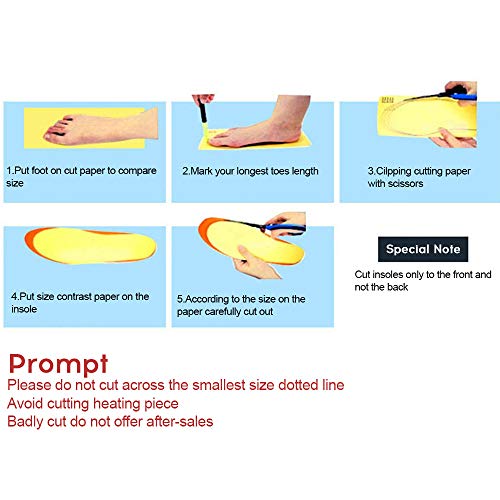 Palmilhas de aquecimento, Romacci Palmilhas de aquecimento portátil USB Aquecedor elétrico de pé lav