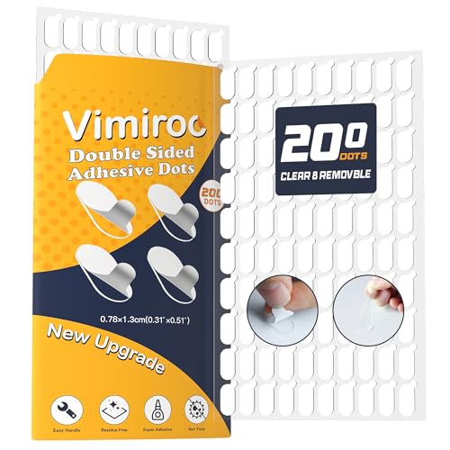 200Pcs Double Sided Sticky Dot Stickers