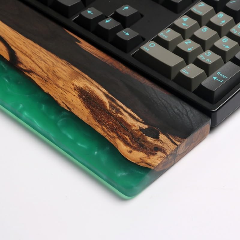 Wrist Rest Tastatur-Handballenauflage aus Kunstharz, Holz-Handgelenkauflage, Holz-Handballenauflage, Tastaturauflage for Computer/Laptop, Gaming und Büro, bequem einfach zu tippen Handballenauflage(B)