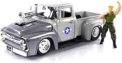 Street Fighter 1:24 1956 Ford F-100 Die-Cast Car & 2.75