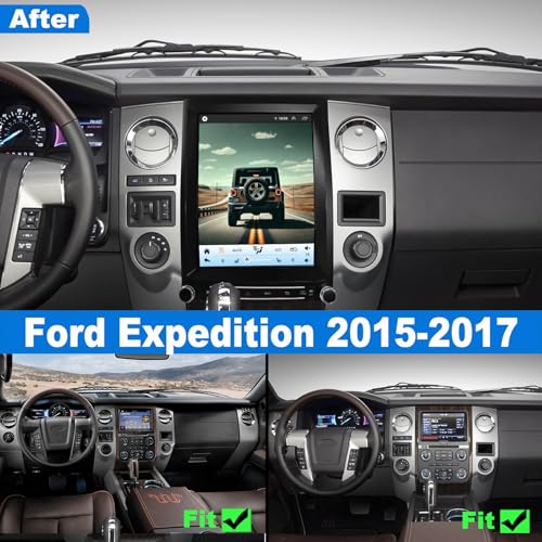 Radio con pantalla QLED 12.1" para Ford Expedition 2015-2017 miniatura 2