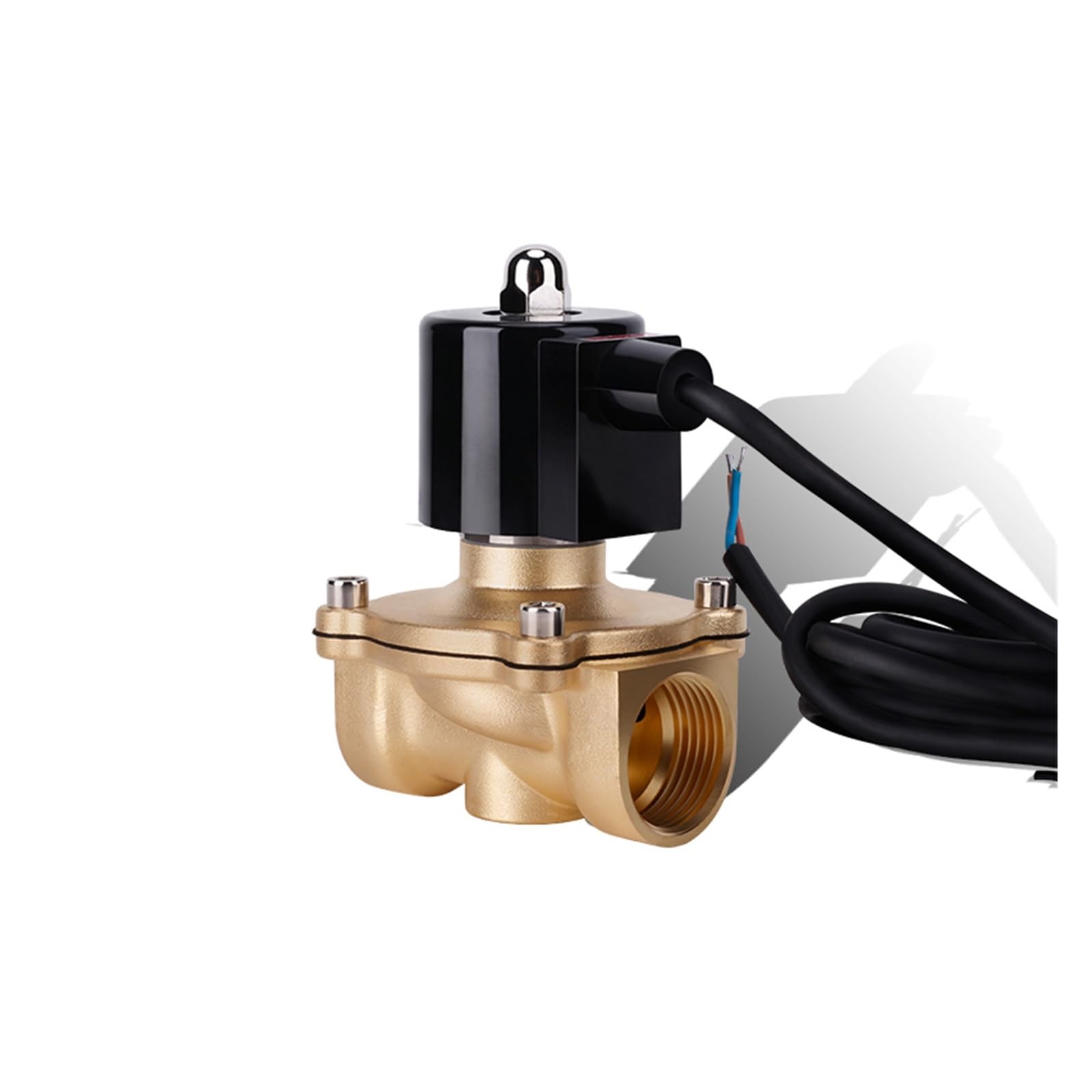 Xncdbvypa Bsp-110Vac-Nbr-Seal Ip68 Waterproof Fountain Solenoid Valve Normally Closed Brass 1", Solenoid Valve 110V 24V 12V 24V For Underwater (Bsp-110Vac-Nbr-Seal)