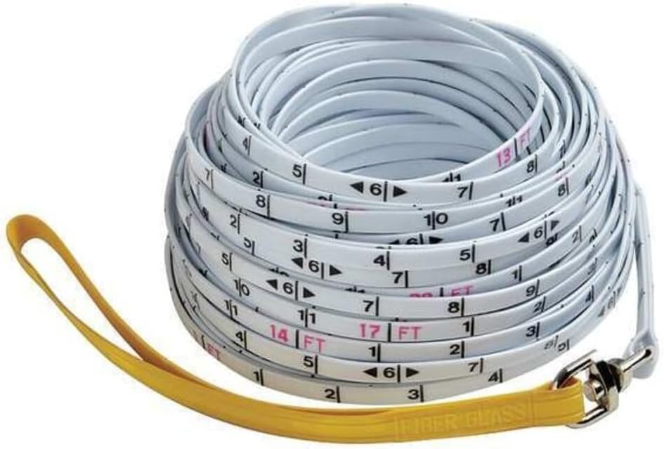 Keson SR10100 Surveyors Rope (Graduations: 10ths), 100-Foot