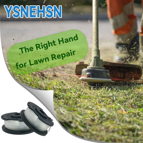 YSNEHSN HT-19-401-003-06 Trimmer Spool for 16ft 0.065" Weed String Compatible with Hyper Tough 20V Max Weed Eater Spool HT-19-401-003-06 & HT-19-401-003-07 (4 Spools + 1 Caps)