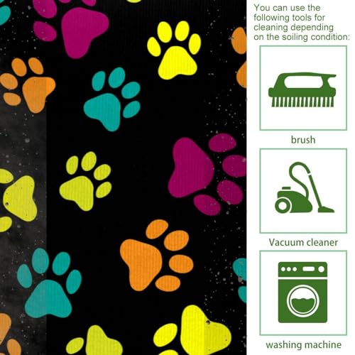 Alfombrillas de cocina VAPOKF para pasillo y cuarto de lavado con diseño animal 5