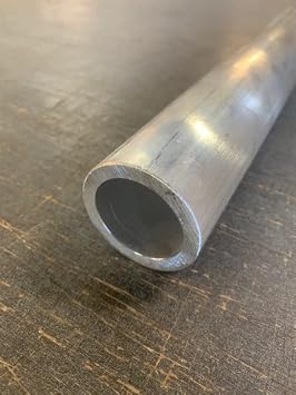 1-1/2" OD x 1/4" Wall 6061 Aluminum Round Tube, 1" ID Aluminum Tubing 24
