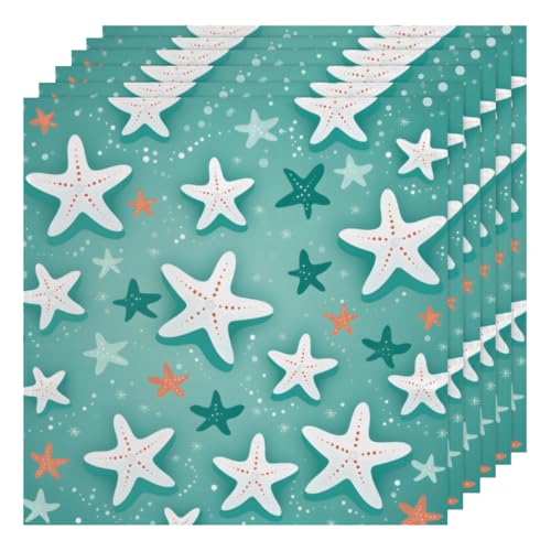 Servilletas de tela Starfish set 6 50.5x50.5 cm miniatura 1