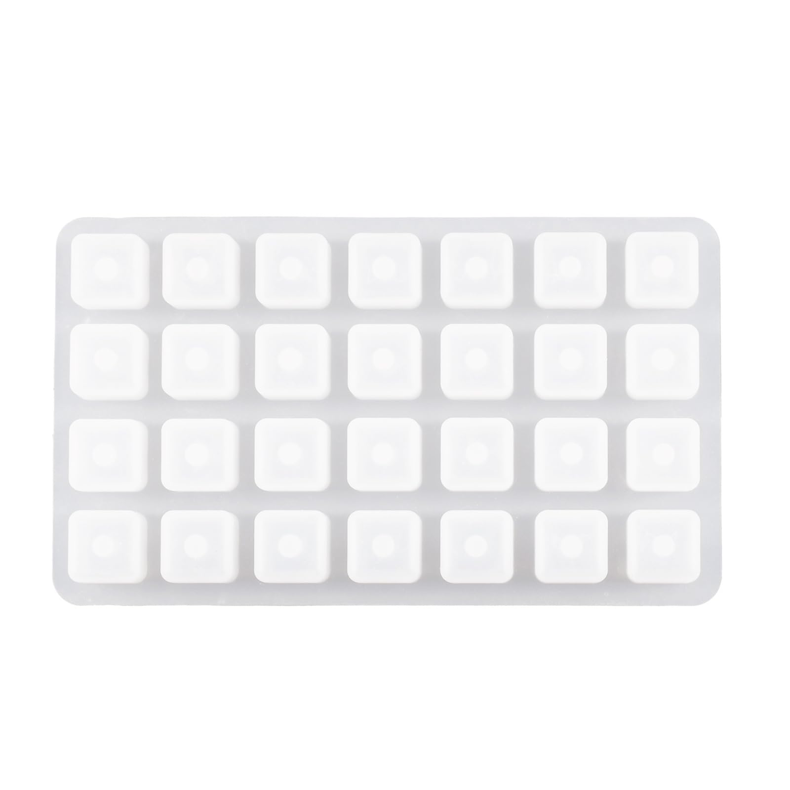 Jazuaiao Letter Beads Silicone Molds Jewelry Making Cube Letter Crafting Molds Flexible Beads for Silicone Bead