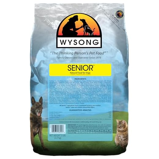 Wysong Senior Canine Formula - Dry Diet Senior Dog Food - 5 Pound Bag