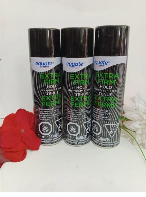 Eguate Ultra Strong Profesyonel Saç Spreyi, Şekillendirici Sprey, Ekstra Güçlü Tutuş, 311g, 3'lü Paket