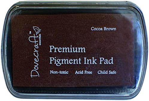 Dovecraft Essentials Premium Non Toxic Pigment Ink Pad, Jet Black