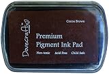 Dovecraft–tampón de tinta, plástico, marrón cacao, 85 x 2 x 6 cm