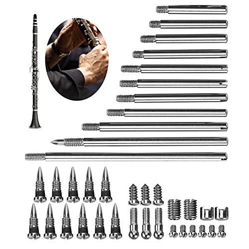 Clarinet Repair Parts,Stainless Steel Maintenance Roller Screw,Wind Instrument Accessory Replacement