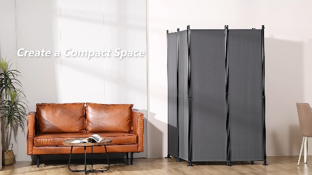 Amazon.com: MAYOLIAH 6 Panel Room Dividers Folding Privacy Screen
