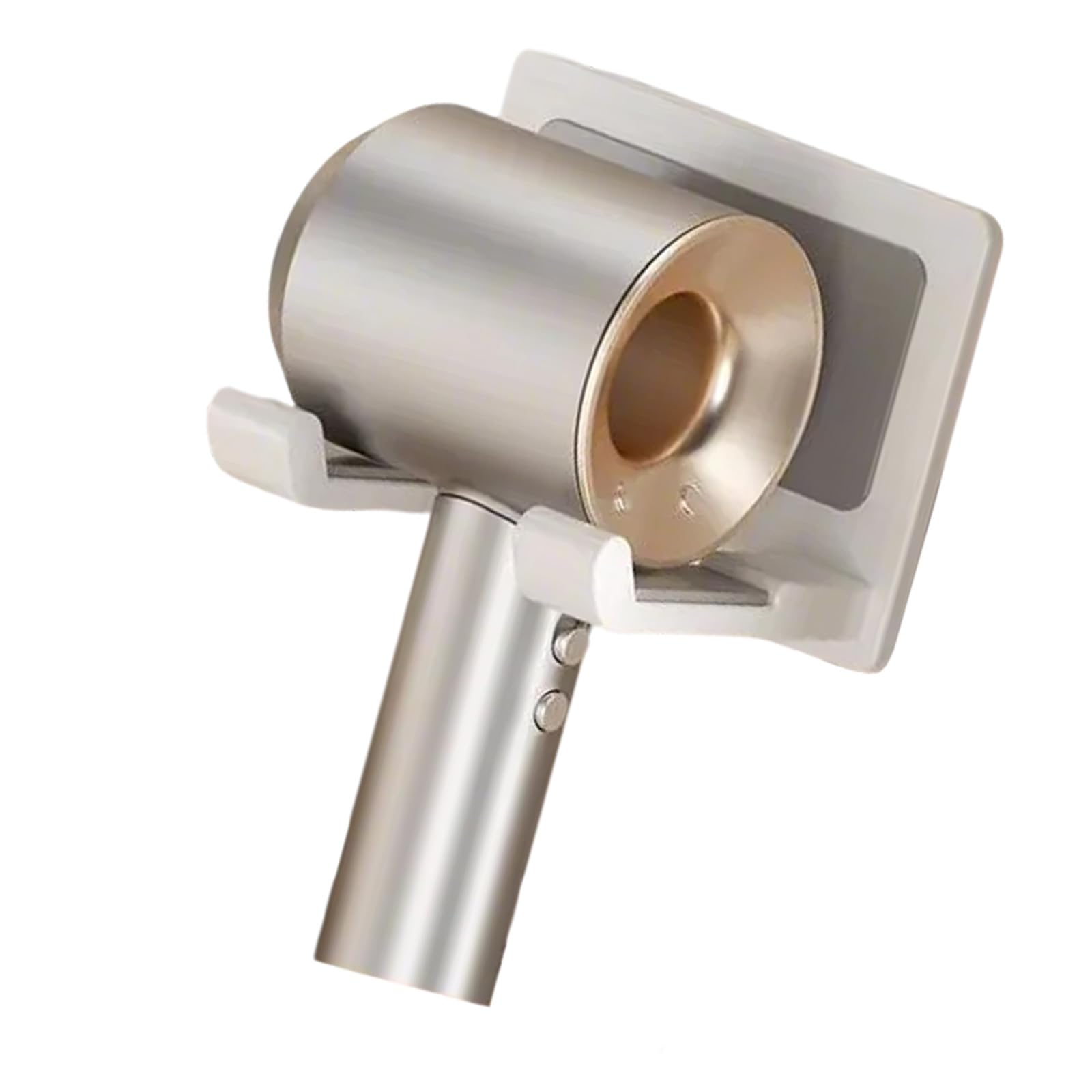 Sturdy Aluminum Adhesive Hair Dryer Mounted for Household Organization and Styling in Bathrooms and Salons Easy Installion Hair Dryer Holders
