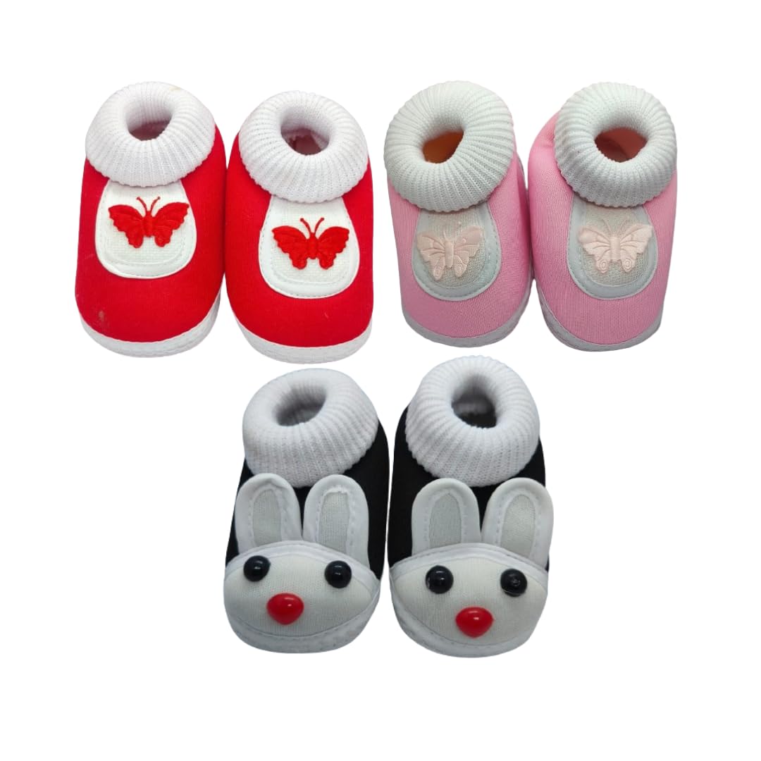 Ninifeet Baby Booties for Infants & Newborns Cotton-image-19