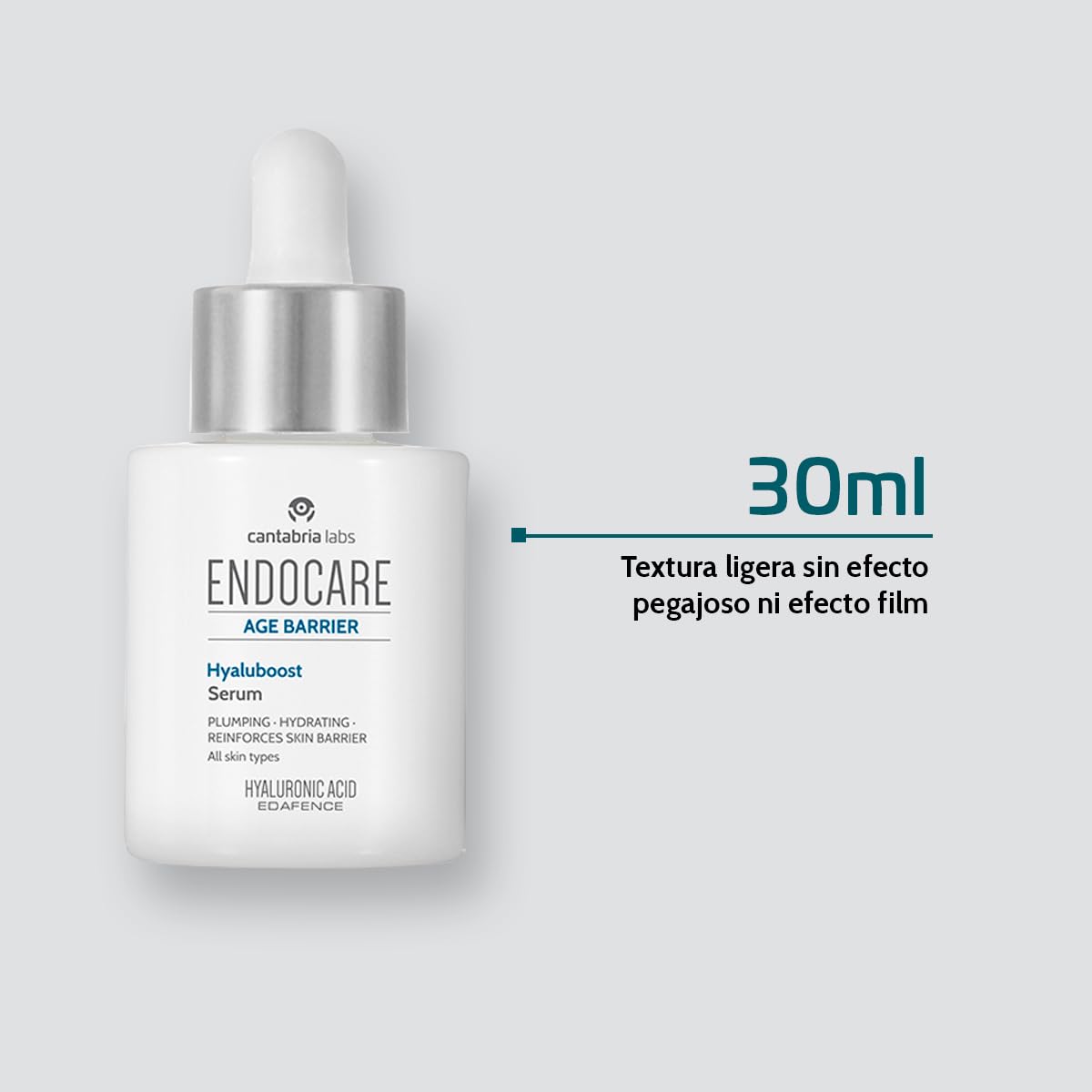 Cantabria Labs - Endocare Age Barrier Hyaluboost Serum - 30 ml - Sérum Antiedad que Mejora la Hidratación y Resistencia de la Piel - Activa y Repara la Función Barrera