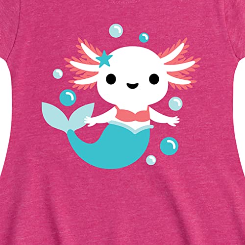 Axolotl Mermaid - Toddler & Youth Girls Fit & Flare Dress2