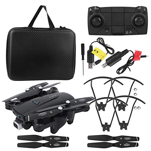 Faceuer Foldable Drone with Camera for Beginners - S167 Rc GPS Drone High Definition Wide Angle Camera Folding Drone Quadcopter(5G 1080P)