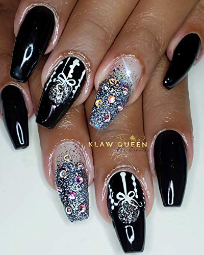 AIMEILI UV LED Gellack Schwarz Weiß Grau Rot mehrfarbig ablösbarer Gel Nagellack Gel Polish Set - 6 x 10ml - Kit Nummer… – Bild 4