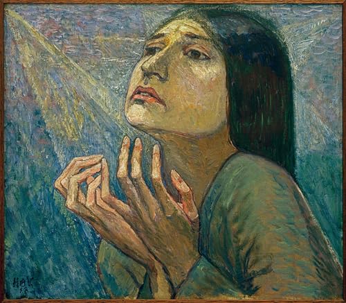 Lienzo Arte Pintura Charlotte Bara Heinrich Vogeler Cuadro Decorativos Oficina 60x90cm Pared