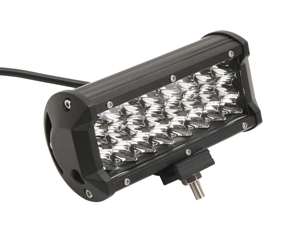 2X 72W 36W 120W 180W Barra de Luces LED,ALPHA DIMA 6000K IP67 Waterproof Focos de Coche Off Road Light Driving Luz de Niebla Superbrillantes LED Faros de Trabajo(72W)