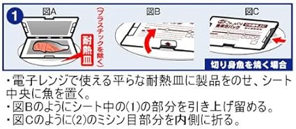 Amazon  チンしてこんがり魚焼きパック レギュラー 4パック  チンし 