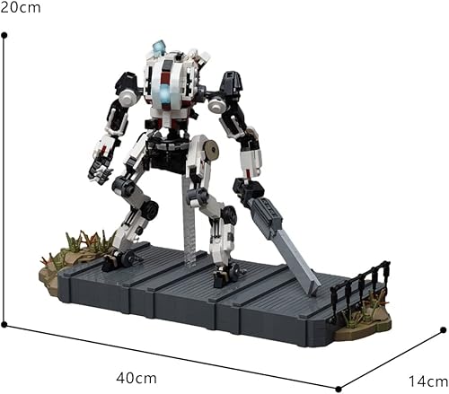 Miniatura 2 de Titan Ronin Mecha - Juego de bloques de construcción, figuras de acción robot, modelo de robot de juego de otoño, es un juguete llamativo, un regalo