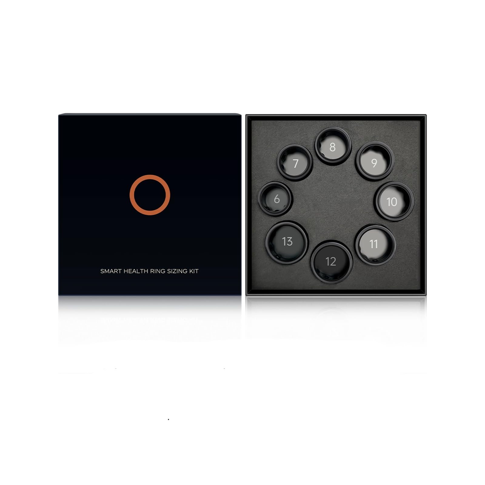 VERTU META Ring Smart Ring Sizing Kit - Precision Fit for Crystal Glass Smart Ring 8Sizes 6-13 Size