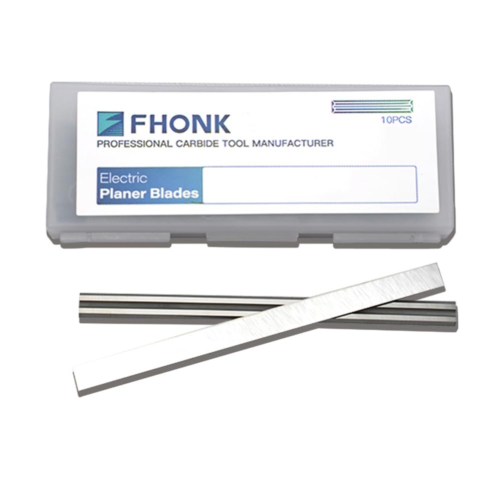 FHONK 3-1/4inch Carbide Hand Planer Replacement Blades, for Woodturning Replacement Cutter Knives, for Craftsman, Bosch, Milwaukee, Makita, DeWalt,
