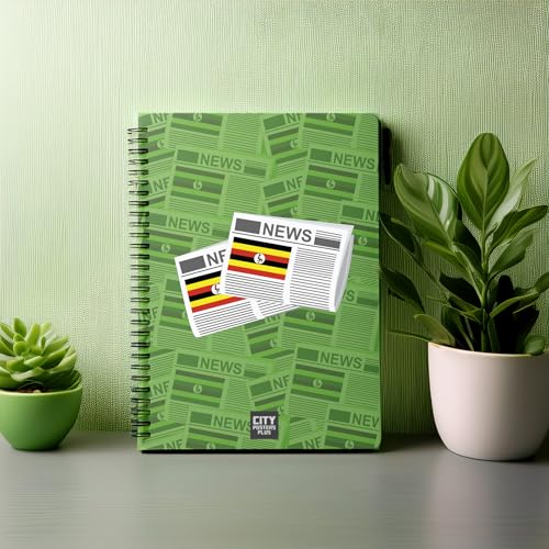 Carnet Ouganda journaux A5 ligné lot de 20 cahiers pour notes