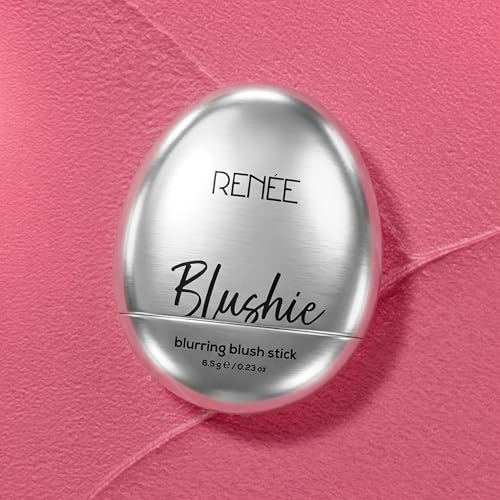Image of RENEE Blushie Blurring Blush Stick | Buildable Formula With Soft-Focus Matte Finish | Lightweight, Long-Lasting, Easily Blendable | With Hyaluronic Acid, Peptides & Vitamin E- Bubble Gum | 6.5g